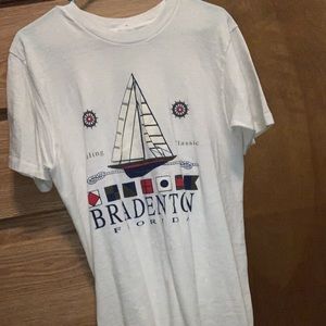 Men’s White Graphic T shirt